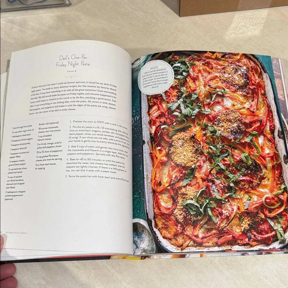 Half Baked Harvest Cookbook by Tieghan Gerard Dark Gray Hard‎ Cover EUC